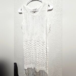 FCT With Love white crochet cover-up Size XLarge